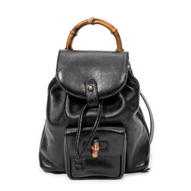 Mini Bamboo Backpack Flash Sale On Handbags