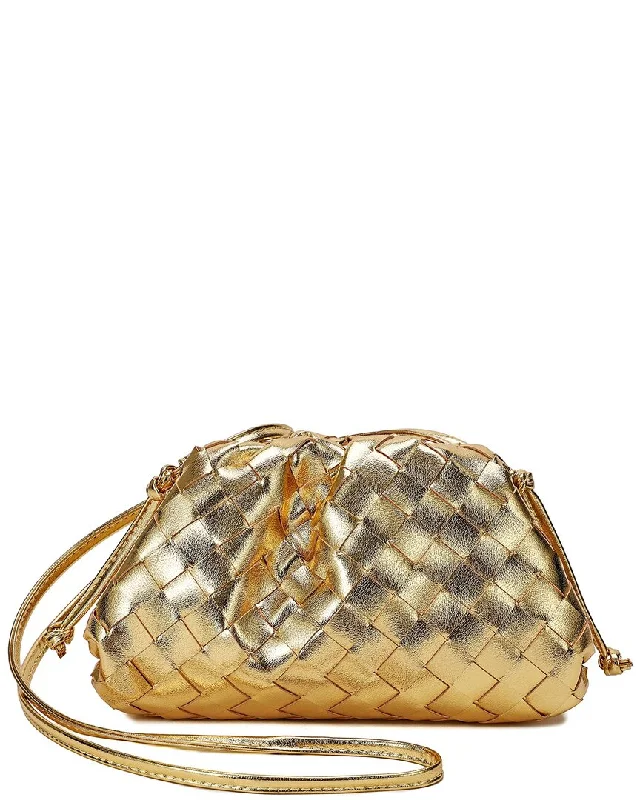 Tiffany & Fred Woven Metallic Leather Pouch Upgrade Your Look With Our Exclusive Bag Deals Tiffany & Fred Woven Metallic Leather Pouch Upgrade Your Look With Our Exclusive Bag Deals