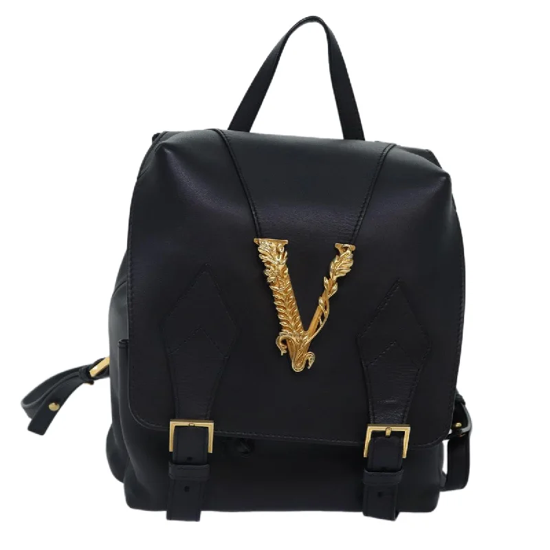 Versace Virtus  Leather Backpack Bag (Pre-Owned) Limited-Time Handbag Sale