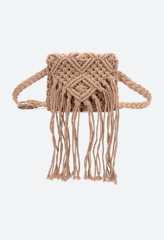 MacramÃ© Tassel Sling Bag Fashionable Bags With Special Seasonal Offers