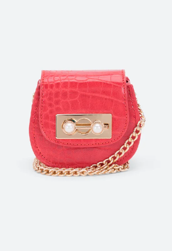 Mini Flap Textured Sling Bag Fashion-Forward Bags At Limited-Time Offers