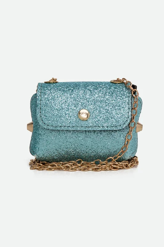 Sparkly Blue Sling Bag Everyday Elegance At Lower Prices