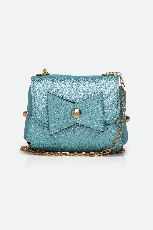 Bow Glitter Sling Bag Limited-Stock Handbag Sale For A Stylish Look