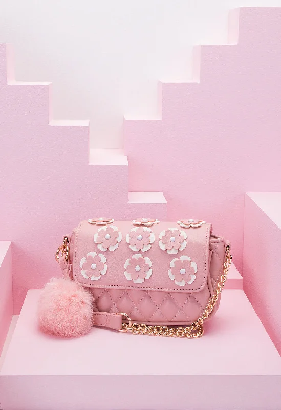 Floral Embellished Crossbody Bag Chic Shoulder Bags At Promotional Rates