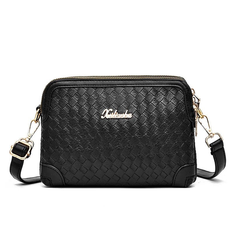 2022 factory new multi-zipper fashion cross body bag large capacity women bags shoulder bag wholesale 13161 Sleek Bags, Perfect Prices