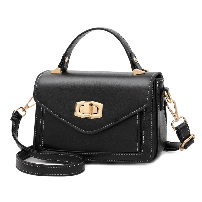 2022 Fashion commuting all-match leather women handbags twist buckle cross-body bag shoulder bag woman bags handbags Designer-Inspired Bags, Best Prices 2022 Fashion commuting all-match leather women handbags twist buckle cross-body bag shoulder bag woman bags handbags Designer-Inspired Bags, Best Prices
