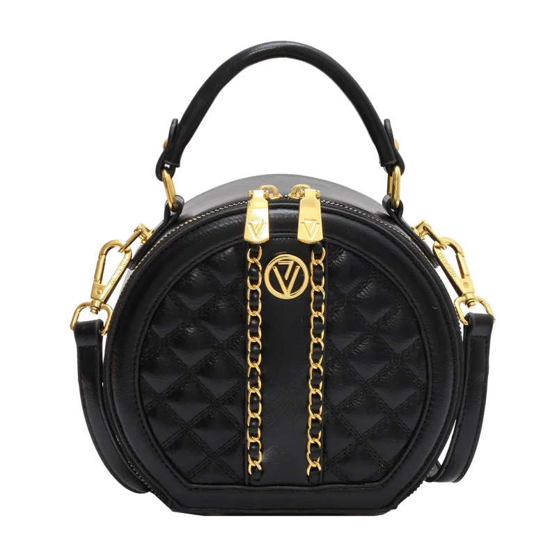 2022 New design round bag leisure women hand bags quilted leather crossbody single shoulder bag fashion ladies purse handbags Premium Handbags With A Touch Of Elegance 2022 New design round bag leisure women hand bags quilted leather crossbody single shoulder bag fashion ladies purse handbags Premium Handbags With A Touch Of Elegance