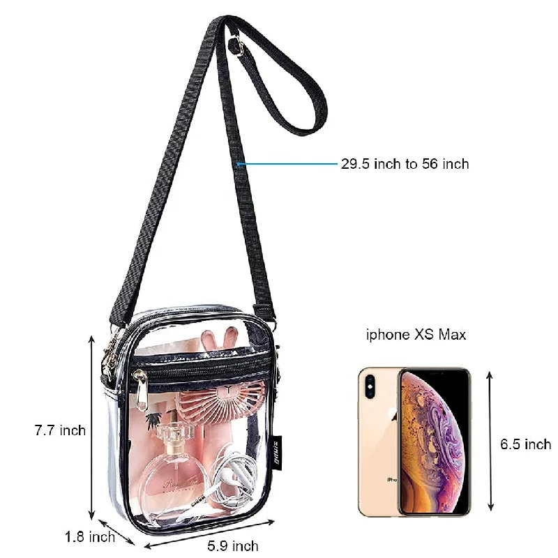 High Quality Transparent Clear sling Purse Bag Pvc Crossbody Handbag for Women Premium Bags At Special Prices High Quality Transparent Clear sling Purse Bag Pvc Crossbody Handbag for Women Premium Bags At Special Prices