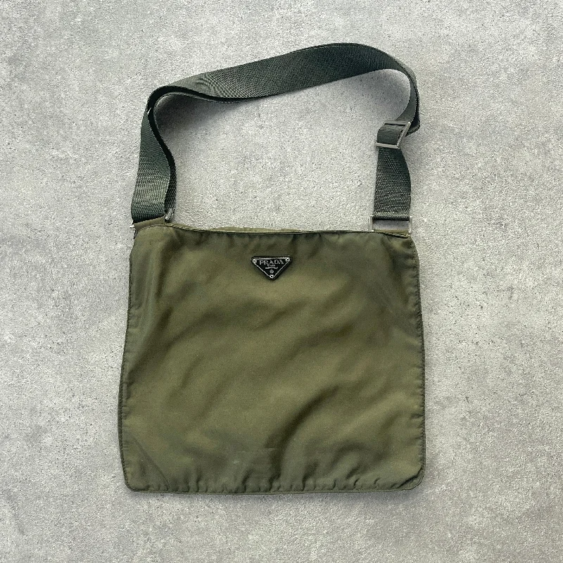 Prada Milano 2000s cross body sling bag (13”x12”) Grab Your Favorite Handbags At Discounted Prices Prada Milano 2000s cross body sling bag (13”x12”) Grab Your Favorite Handbags At Discounted Prices