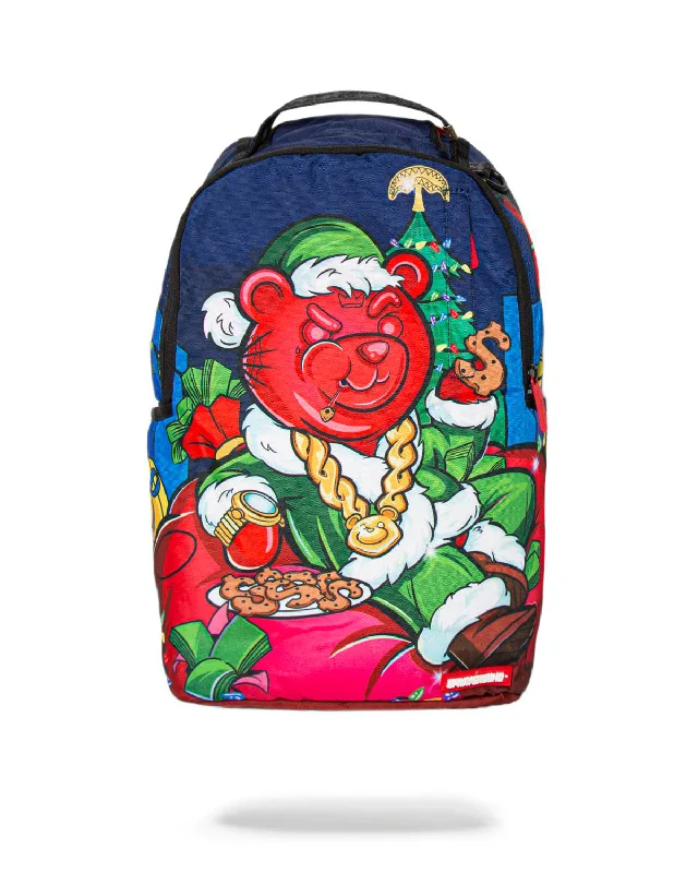 Sprayground Backpack DIABLO AS SANTA Blue Stylish Bags, Unbeatable Prices