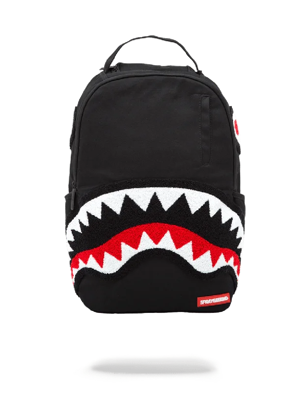 Sprayground Backpack GHOST CHENILLE SHARK Black Everyday Bags, Budget-Friendly
