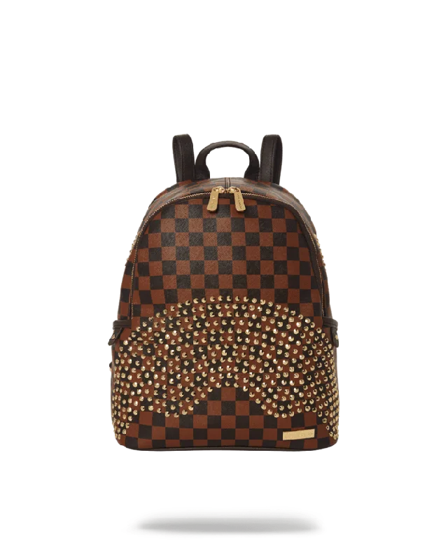 Sprayground Backpack GOLD RIVET SAVAGE Brown Premium Handbags At Budget-Friendly Prices Sprayground Backpack GOLD RIVET SAVAGE Brown Premium Handbags At Budget-Friendly Prices