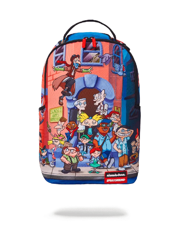 Sprayground Backpack HEY ARNOLD ANNIVERSARY Blue Fashion-Forward Bags, Now On Sale