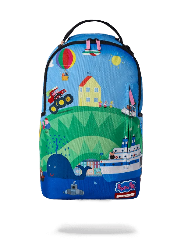 Sprayground Backpack PEPPA PIG BACKPACK Blue Elegant Purses, Shop & Save