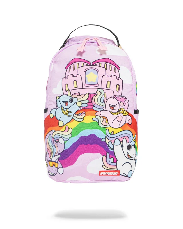 Sprayground Backpack RAINBOW BOUNCE Pink Premium Bags At Special Prices