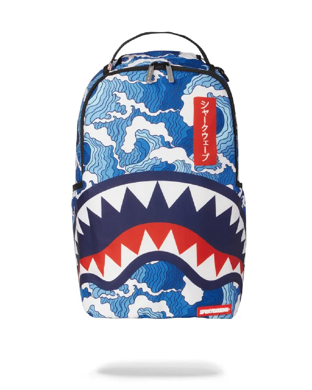 Sprayground Backpack SHARK WAVE Blue Final Call – Shop Stylish Bags Before They're Gone Sprayground Backpack SHARK WAVE Blue Final Call – Shop Stylish Bags Before They're Gone