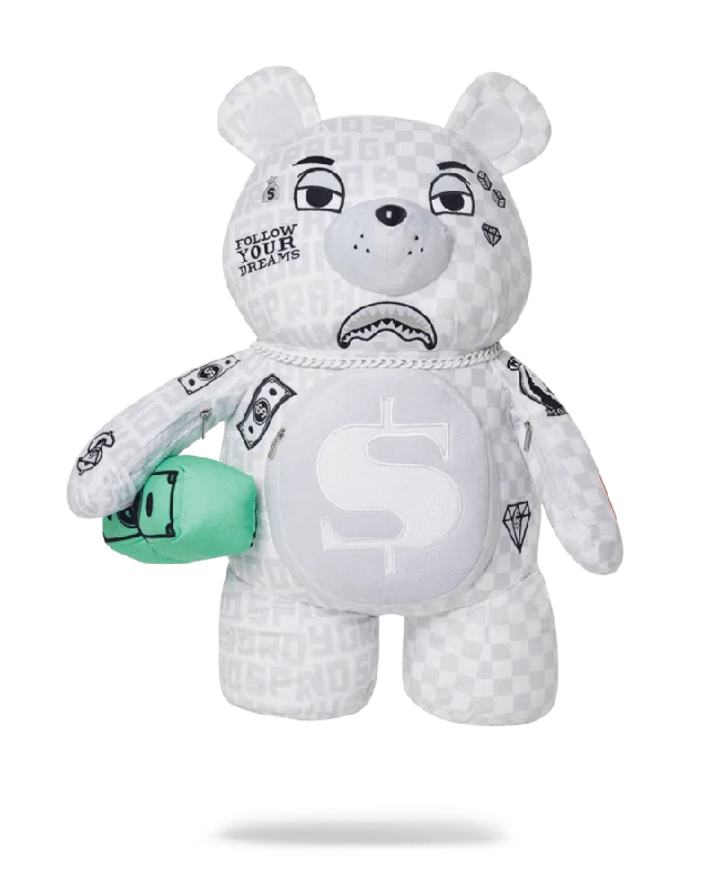 Sprayground Backpack SPLIT MEAN AND CLEAN BEAR White Flash Sale On Elegant Bags – Limited Stock Available Sprayground Backpack SPLIT MEAN AND CLEAN BEAR White Flash Sale On Elegant Bags – Limited Stock Available