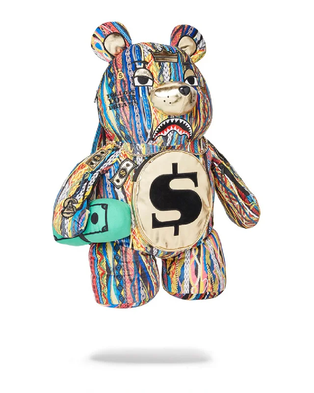Sprayground Backpack TEDDY BEAR BACKPACK SPOOGI Black Flash Sale On Designer Bags