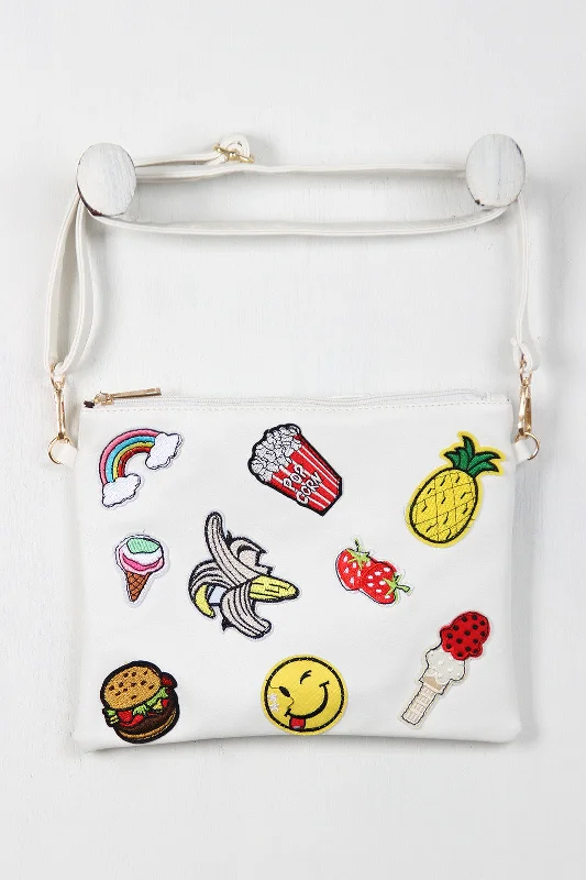 Graphic Patch Convertible Crossbody Clutch Premium Handbags With A Touch Of Elegance Graphic Patch Convertible Crossbody Clutch Premium Handbags With A Touch Of Elegance
