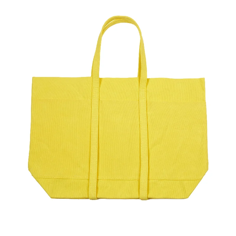 Amiacalva Canvas Medium Tote Bag in Yellow Shop Timeless And Trendy Bags At Limited-Time Discounts