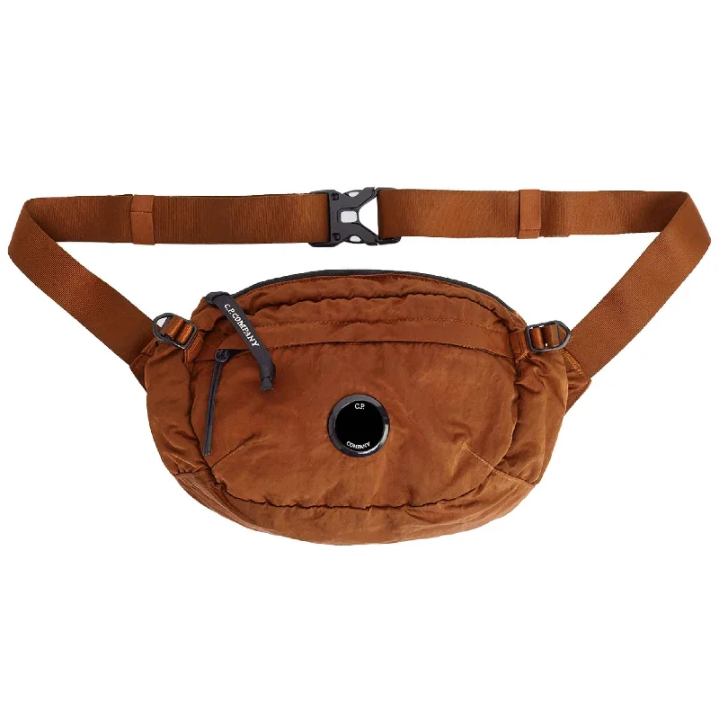 C.P. Company Nylon B Crossbody Pack in Gold Flame- Orange Designer Bags At Low Prices C.P. Company Nylon B Crossbody Pack in Gold Flame- Orange Designer Bags At Low Prices