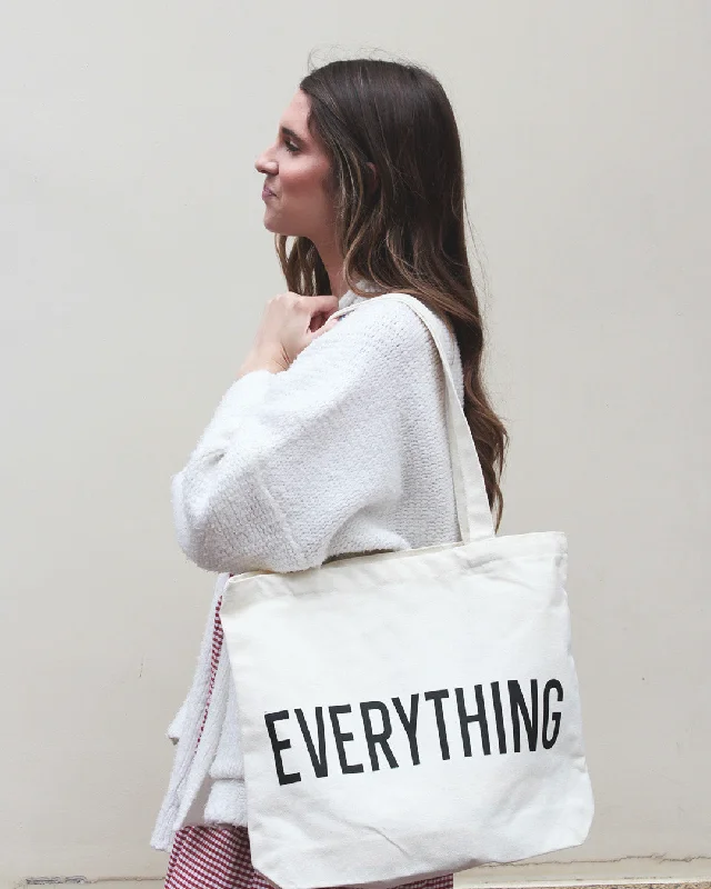 Everything White Tote Bag Trendy Bags, Huge Savings