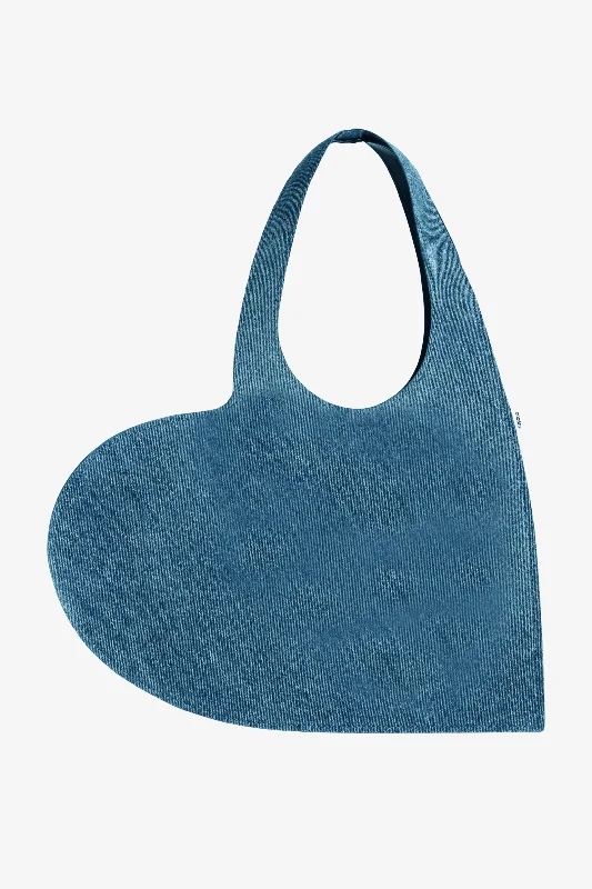 Denim Heart Tote Bag Don't Miss Out – Handbag Discounts