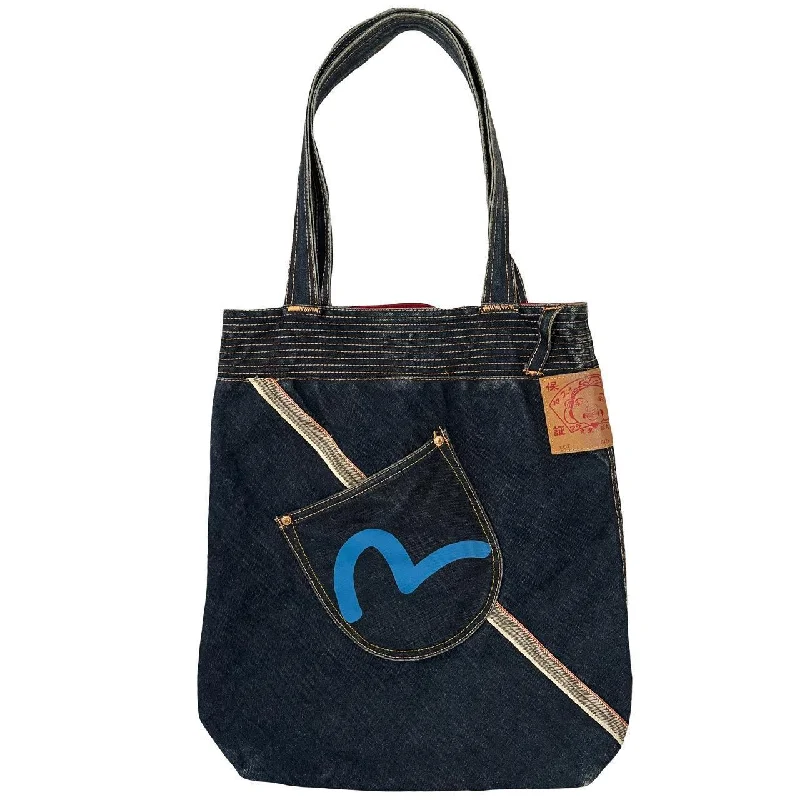 Evisu Denim Tote Bag Premium Handbags At Budget-Friendly Prices