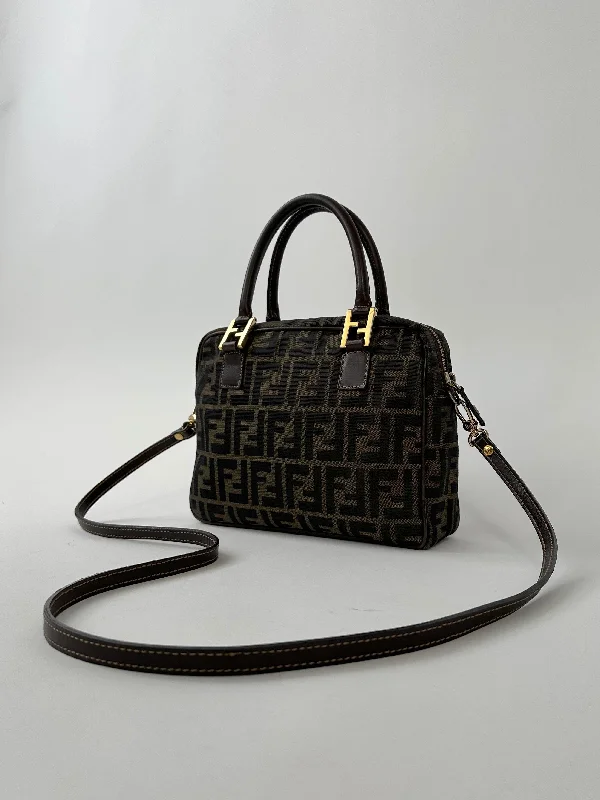 Fendi Zucca Monogram Crossbody Bag Timeless Bags, Flash Sale
