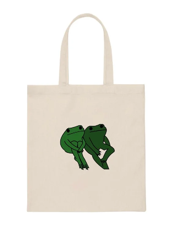Frog Pepe Canvas Tote Bag Stylish Totes, Special Discounts