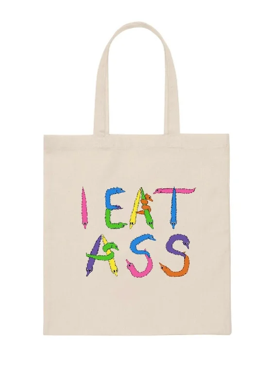 I Eat Canvas Tote Bag Luxury Handbags, Budget-Friendly