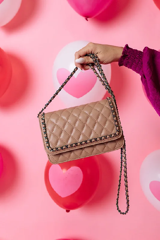 Like A Rebel Quilted Faux Leather Crossbody In Iced Mocha Elevate Your Style With Our Handbag Sale Like A Rebel Quilted Faux Leather Crossbody In Iced Mocha Elevate Your Style With Our Handbag Sale
