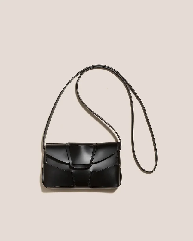 MABRA MINI WOVEN CROSSBODY / BLACK Luxury Handbags, Budget-Friendly