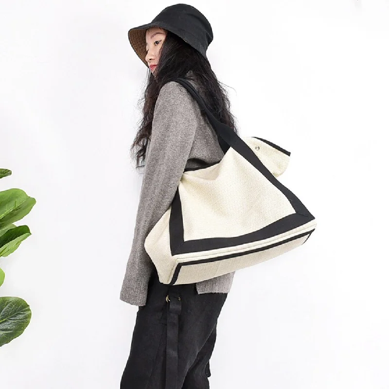 Original Design Large Capacity Linen Simple Tote Bag Premium Handbags With A Touch Of Elegance Original Design Large Capacity Linen Simple Tote Bag Premium Handbags With A Touch Of Elegance