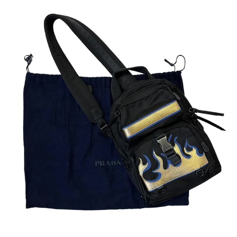 Prada Flame Saffiano Leather Sling Bag Affordable Elegance, Grab Yours