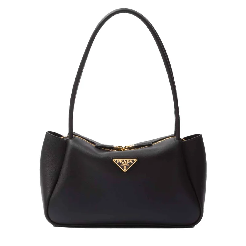 Prada Grained Leather Medium Tote Bag Statement Bags At Unbelievable Discounts – Shop Today