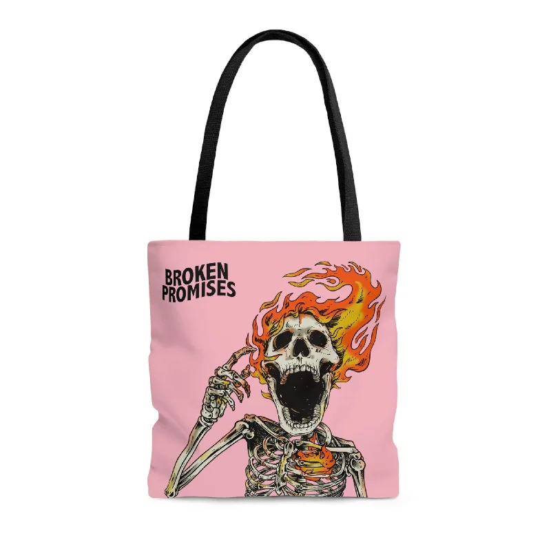 Pyromaniac Tote Bag Pink Fashion Bags With Huge Discounts