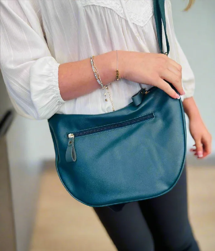 Teal Crescent Sling Bag Classic Bags, Exclusive Deals