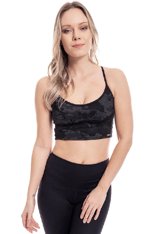 Shadow Trooper Cross Back Crop Cami Bra