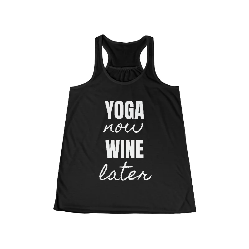 Yoga Now Wine Later Tank Top