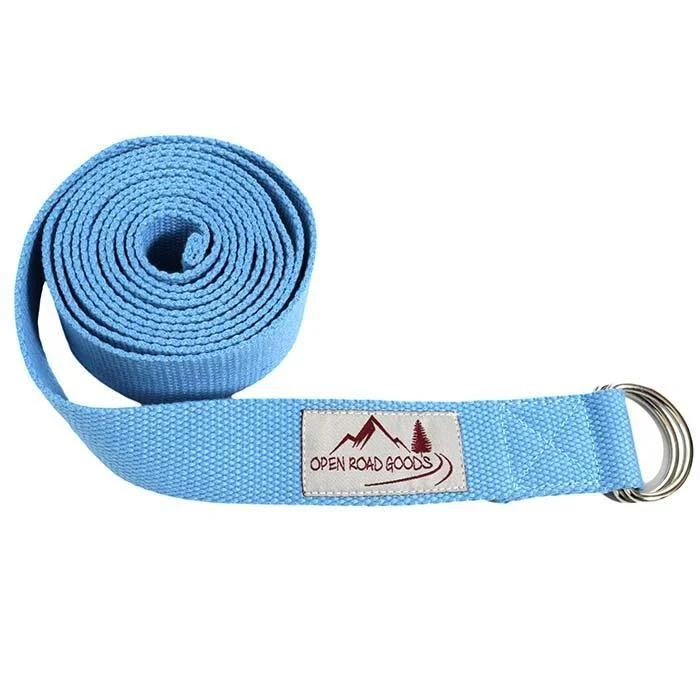 8' Cotton Stretching Strap - Blue