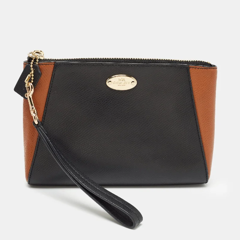 Coach  Leather Morgan Wristlet Clutch Fashion-Forward Bags, Now On Sale