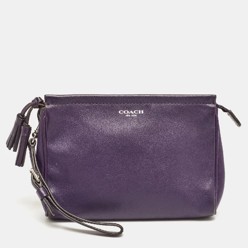 Coach Leather Wristlet Clutch Statement Bags, Shop Today