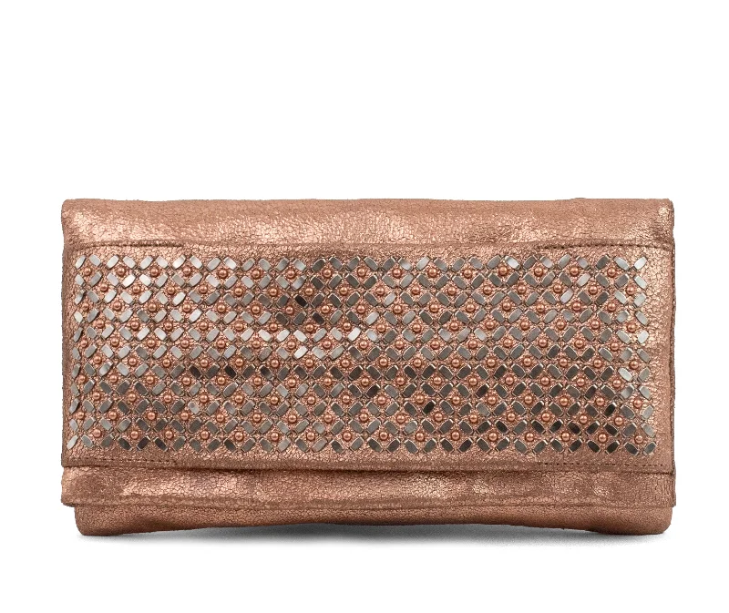 Dusty Rose Gold w/ Copper & Nickel Art