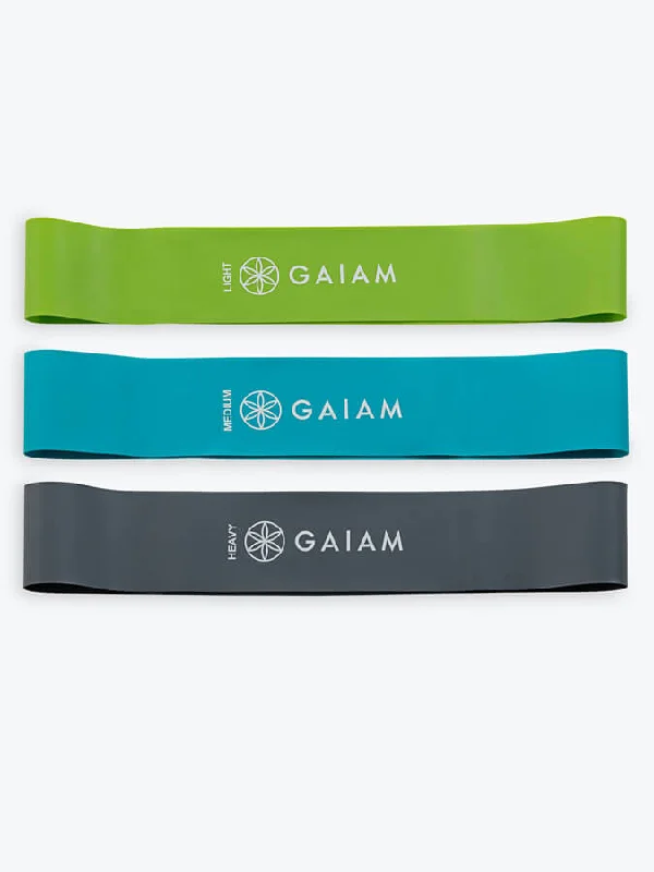 Gaiam Mini Resistance Band Kit 3 Pack