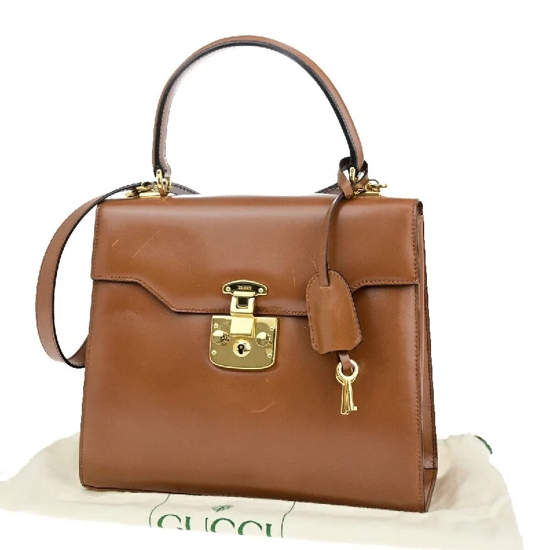 Gucci Lady Lock Leather Handbag (Pre-Owned) Timeless Handbags Now At Special Discounts Gucci Lady Lock Leather Handbag (Pre-Owned) Timeless Handbags Now At Special Discounts