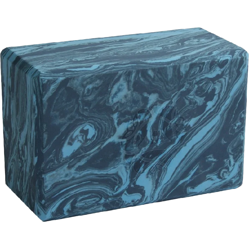 Marbled Foam Yoga Block 4"