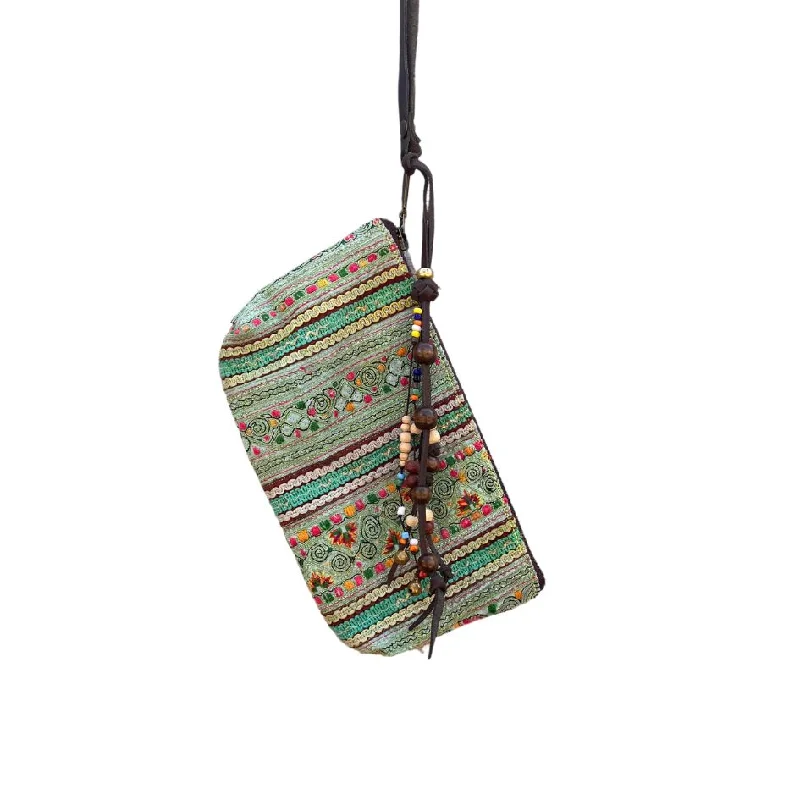 Panada Charm Clutch Green Affordable Luxury With Top-Quality Handbags