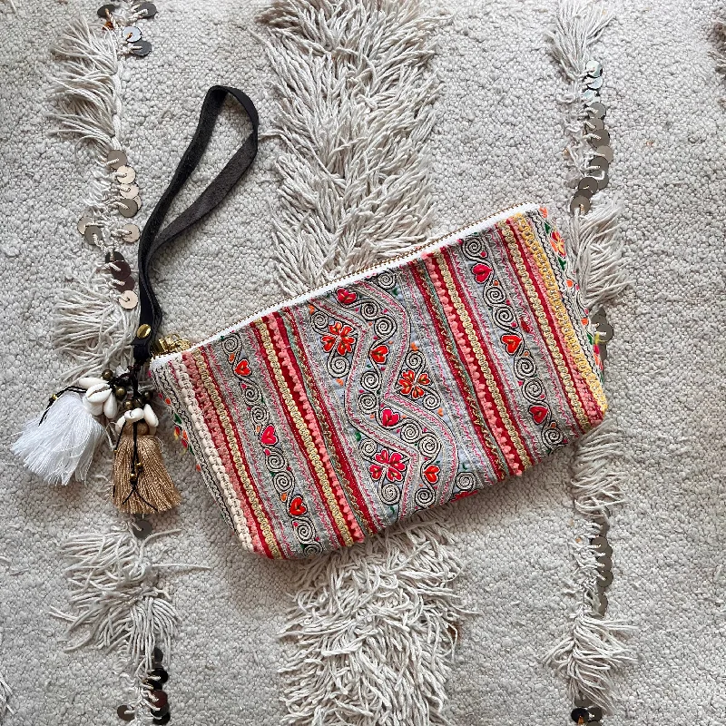 Panada Cream Zip Puka White/Tan High-End Handbags At Affordable Prices