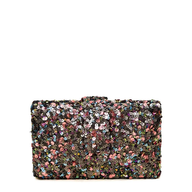 Sepia Kitsch Clutch Chic Handbags At Special Promotional Prices